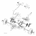 Drive Diagram and Parts List for WE261 2011-05 - 96024000102 Weed Eater Lawn Tractor